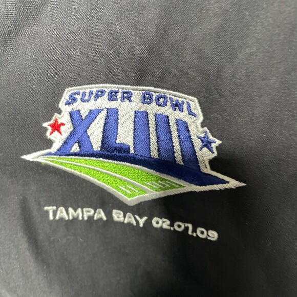 Men's NFL Tampa Bay Superbowl Host 2009 NFL Zip Jacket Windbreaker Size X-Large - Picture 4 of 12